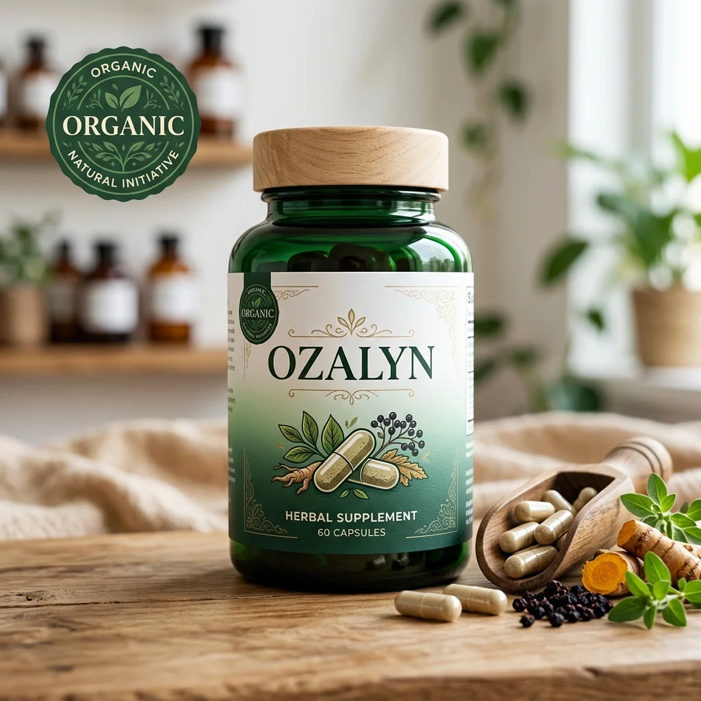 Ozalyn plantaardig supplement fles violet